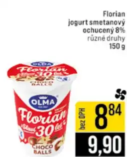 Jip Florian jogurt smetanový ochucený 8% nabídka