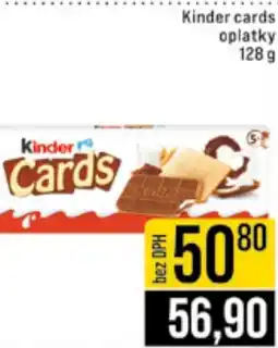 Jip Kinder cards oplatky nabídka