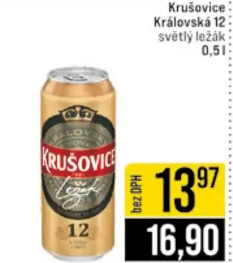 Jip Krušovice Královská 12 světlý ležák nabídka