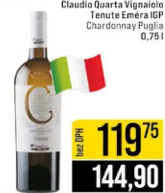 Jip Claudio Quarta Vignaiolo Tenute Emera IGP Chardonnay Puglia nabídka