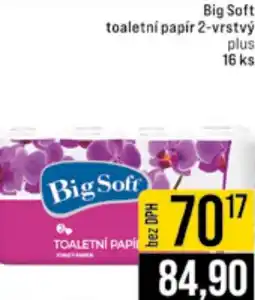 Jip Big Soft toaletní papír 2-vrstvý plus nabídka