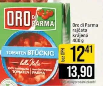 Jip Oro di Parma rajčata krájená nabídka