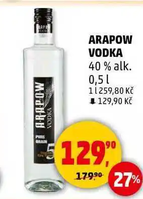 Penny Market ARAPOW VODKA 40% alk., 0,5 l nabídka