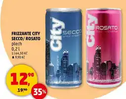 Penny Market FRIZZANTE CITY SECCO/ROSATO plech, 0,2 l nabídka