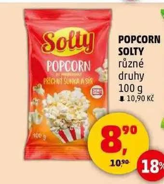 Penny Market POPCORN SOLTY různé druhy, 100 g nabídka