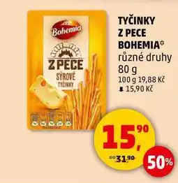 Penny Market TYČINKY Z PECE BOHEMIA různé druhy, 80 g nabídka