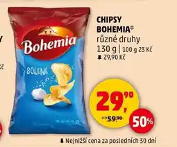 Penny Market CHIPSY BOHEMIA různé druhy, 130 g nabídka