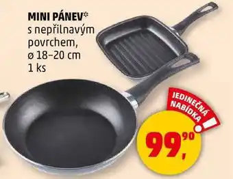 Penny Market MINI PÁNEV s nepřilnavým povrchem, Ø 18-20 cm, 1 ks nabídka