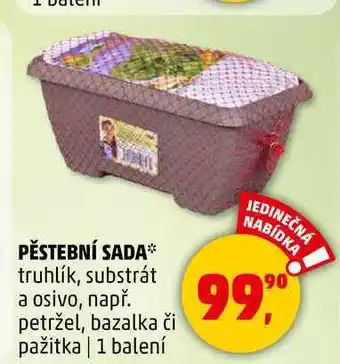 Penny Market PĚSTEBNÍ SADA truhlík, substrát a osivo, např. petržel, bazalka či pažitka, 1 balení nabídka