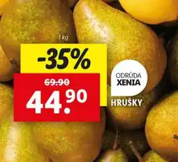 Lidl Hrušky nabídka