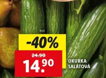 Lidl Okurka salátová nabídka