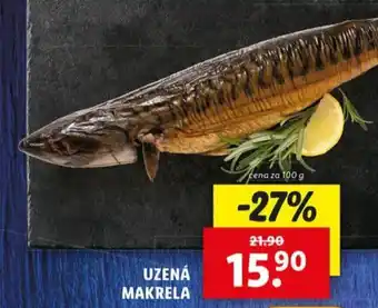 Lidl Uzená makrela nabídka