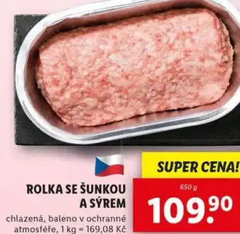 Lidl Rolka se šunkou a sýrem nabídka