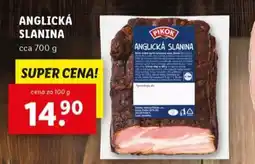 Lidl Anglická slanina nabídka