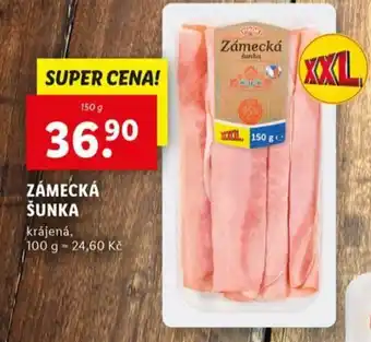 Lidl Zámecká šunka nabídka