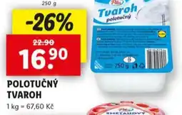 Lidl Polotučný tvaroh nabídka