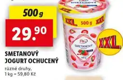 Lidl Smetanový jogurt ochucený nabídka