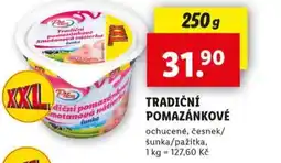 Lidl Tradiční pomazánkové nabídka