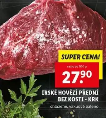 Lidl Irské hovězí přední bez kosti - krk nabídka