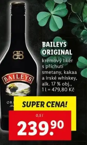 Lidl BAILEYS Original nabídka