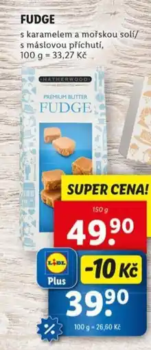 Lidl Fudge nabídka