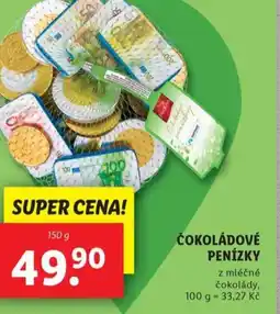 Lidl Čokoládové penízky nabídka