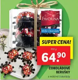 Lidl Čokoládové berušky nabídka