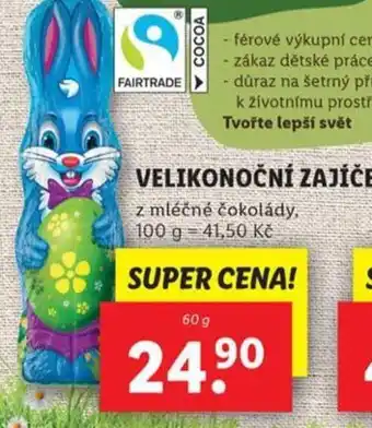 Lidl Velikonoční zajíček nabídka