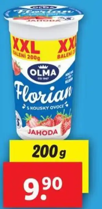 Lidl Florian jogurt ochucený nabídka