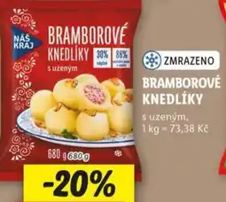 Lidl Bramborové knedlíky nabídka