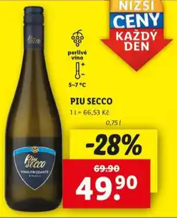 Lidl PIU Secco nabídka