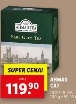 Lidl Ahmad čaj nabídka