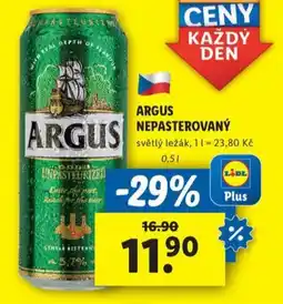 Lidl ARGUS Nepasterovaný nabídka