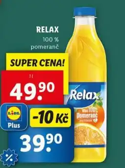 Lidl RELAX 100% pomeranč nabídka