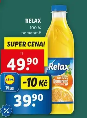 Lidl RELAX 100% pomeranč nabídka