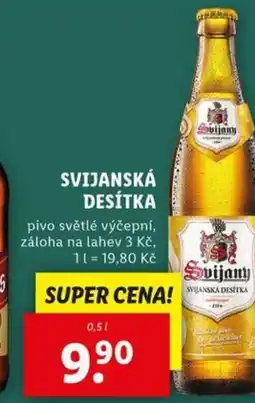 Lidl Svijanská desítka nabídka