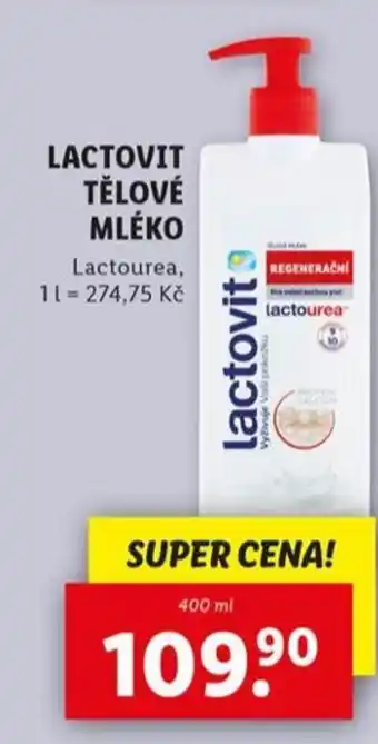 Lidl Lactovit tělové mléko nabídka