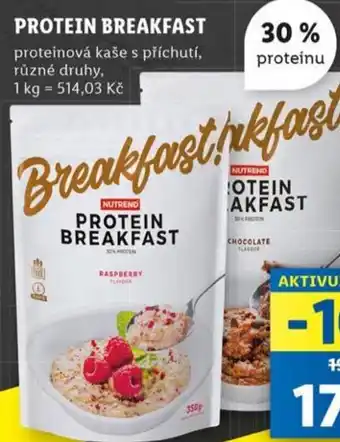 Lidl Protein breakfast nabídka