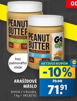 Lidl Arašídové máslo nabídka