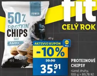 Lidl Proteinové chipsy nabídka