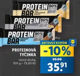 Lidl Proteinová tyčinka nabídka