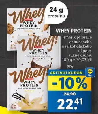 Lidl Whey protein nabídka