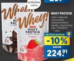 Lidl Whey protein nabídka