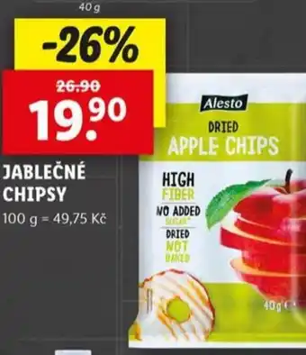 Lidl Jablečné chipsy nabídka