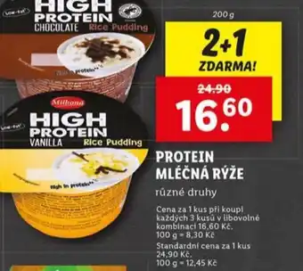 Lidl Protein mléčná rýže nabídka