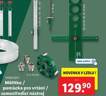 Lidl PARKSIDE Měřítko / pomůcka pro vrtání / samostředící nástroj nabídka