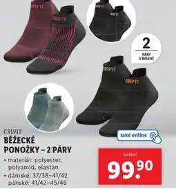 Lidl CRIVIT Běžecké ponožky - 2 páry nabídka