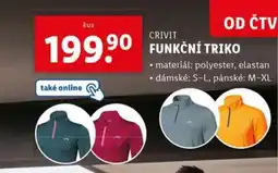 Lidl CRIVIT Funkční triko nabídka