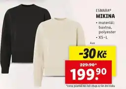 Lidl ESMARA® Mikina nabídka