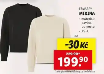 Lidl ESMARA® Mikina nabídka